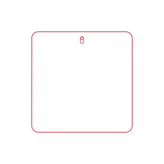 Objects Wall Mirrors Hang 1 Square Mirror Large Simple Line Art Svg, Free Vectors File